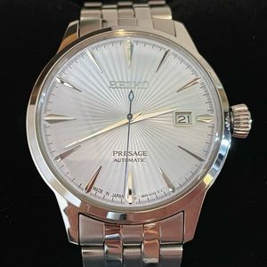 Seiko Presage Automatic Stainless Steel Watch SRPE19J1 Cocktail Time “Skydiving”